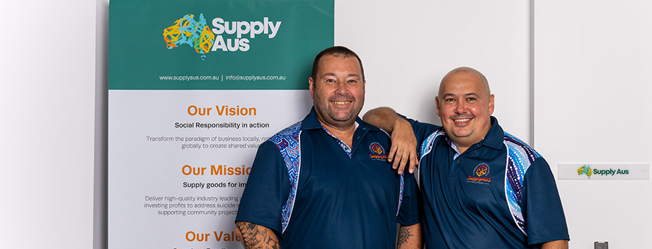 Adam Williams (L) and Shawn Andrews (R) have big plans for their business, SupplyAUS Holdings