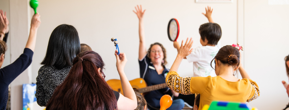 A Sing&Grow group program organised by Play Matters Australia - a 2020 Impact Grant recipient.