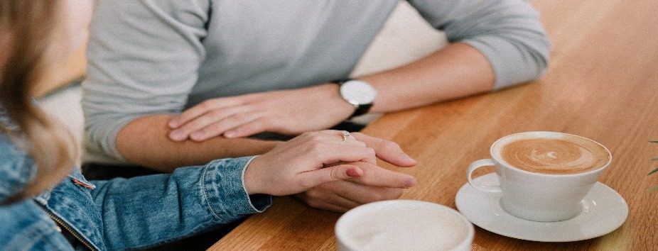 Couple discussing co-dependency