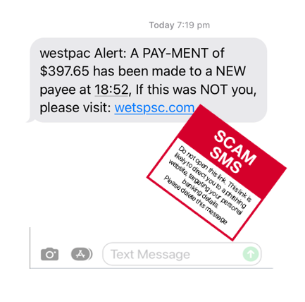 Scam message - New_Payee_Alert_Mar_22