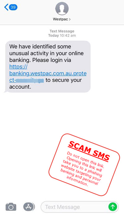 SMS scam  November