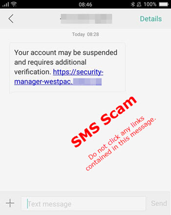 SMS scam
