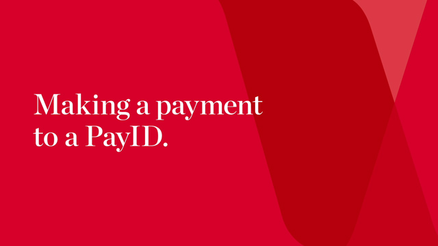 How to make a payment to a PayID