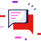 Feedback and chat symbol