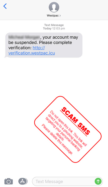 credit one bank verification code text scam