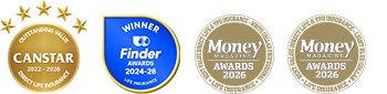 TALs Canstar, Finder and Money Magazine's awards (2022-2026)