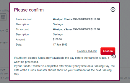 Bank Online Transfer