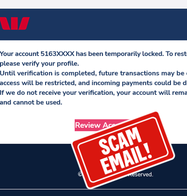 Image of impersonation scam